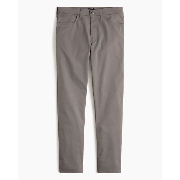 J. Crew Straight-fit five-pocket tech pant Metropolis Gray Size 29x30 NWT CG392 - Picture 5 of 8